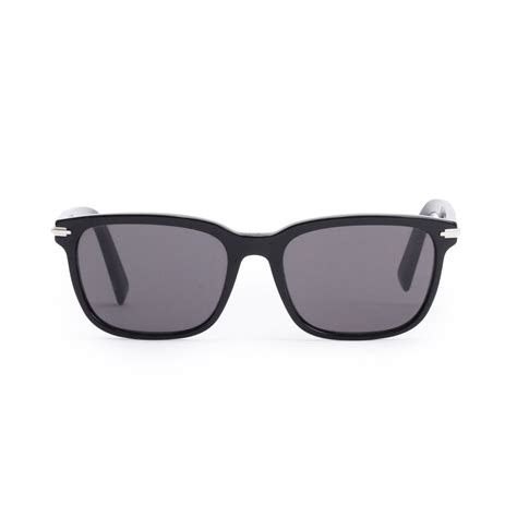 DiorBlackSuit SI Black Rectangular Sunglasses 